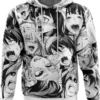 Ahegao Manga Collage Hoodie