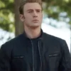 Avengers Endgame Chris Evans Black Jacket