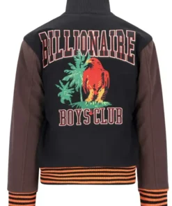 BBC Patch Detailed Brown Bomber Jacket