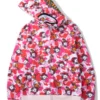 Bape X Hello Pink Kitty Pink Hoodie