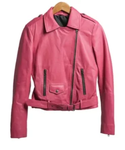 Barbie Doll Pink Leather Jacket