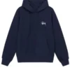 Basic Stussy Blue Pullover Hoodie