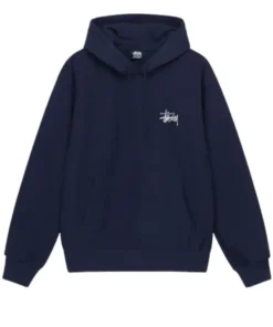 Basic Stussy Blue Pullover Hoodie