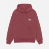 Basic Stussy Oxblood Pullover Hoodie