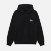 Basic Stussy Pullover Black Hoodie