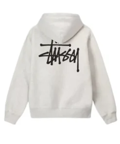 Basic Stussy Pullover Grey Hoodie
