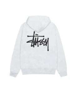 Basic Stussy Pullover White Hoodie