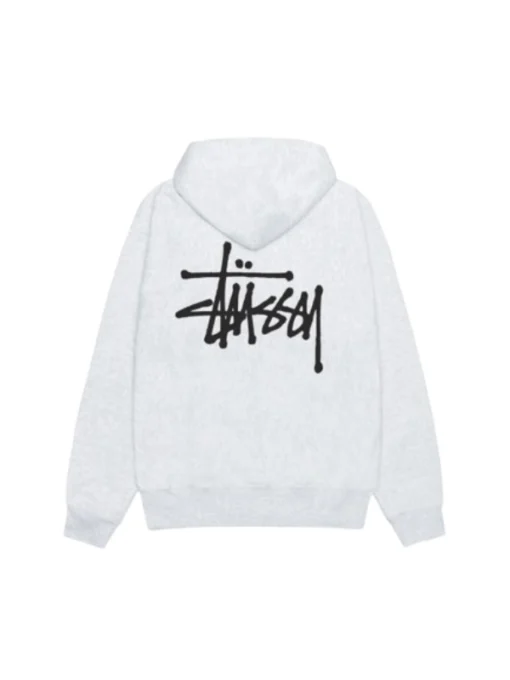 Basic Stussy Pullover White Hoodie