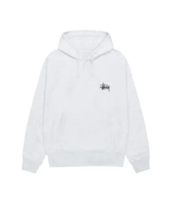 Basic Stussy Pullover White Hoodie Back