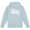 Basic Stussy Sky Blue Hoodie