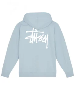 Basic Stussy Sky Blue Hoodie