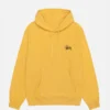 Basic Stussy Yellow Pullover Hoodie