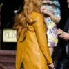 Blake Lively It Ends With Us 2024 Mustard Brown Jacket