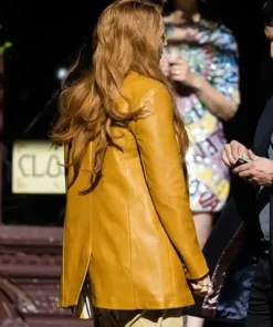 Blake Lively It Ends With Us 2024 Mustard Brown Jacket