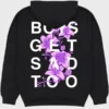 Boys Get Sad Too Black Hoodie