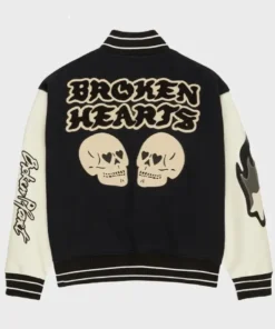 Broken Planet Black and White Varsity Jacket