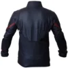 Captain America Avengers Infinity War Black Leather Jacket