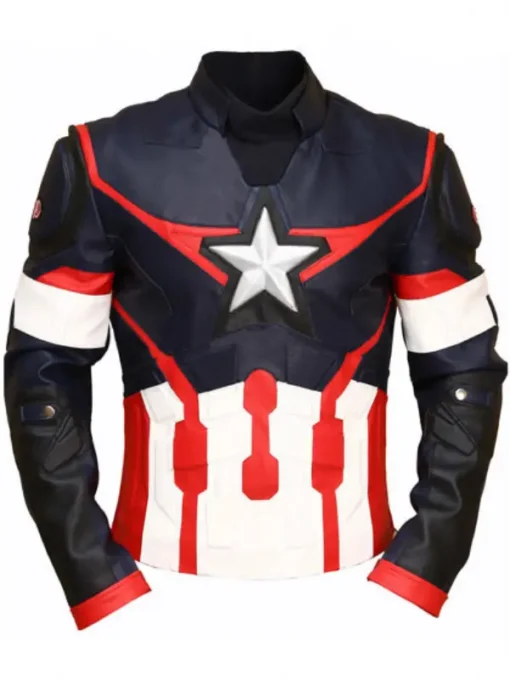 Captain America Civil War Leather Jacket