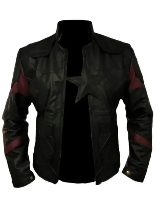 Captain America Infinity War All Black Jacket