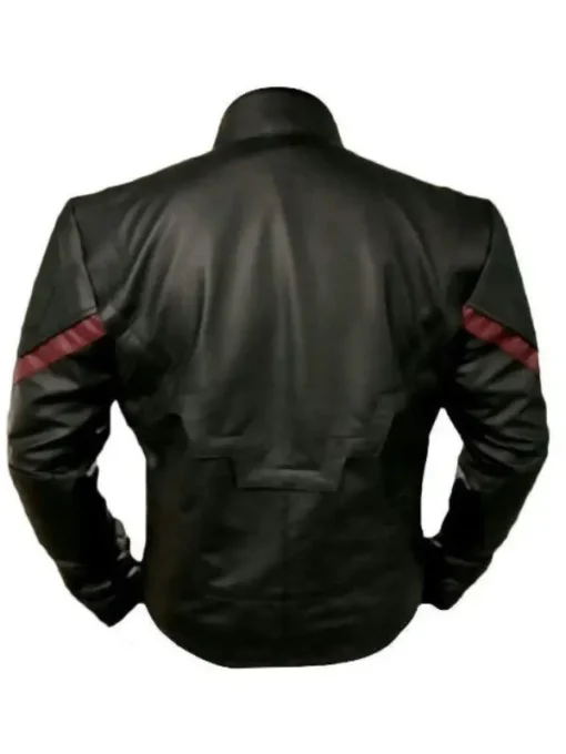 Captain America Infinity War All Black Jacket Back