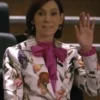 Carrie Preston White Floral Blazer