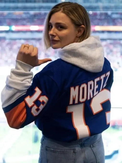 Chloe Grace Moretz New York Islanders Pullover Hoodie