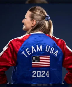 Daniela Moroz Team USA 2024 Olympics Varsity Jacket