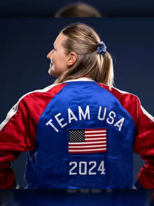 Daniela Moroz Team USA 2024 Olympics Varsity Jacket