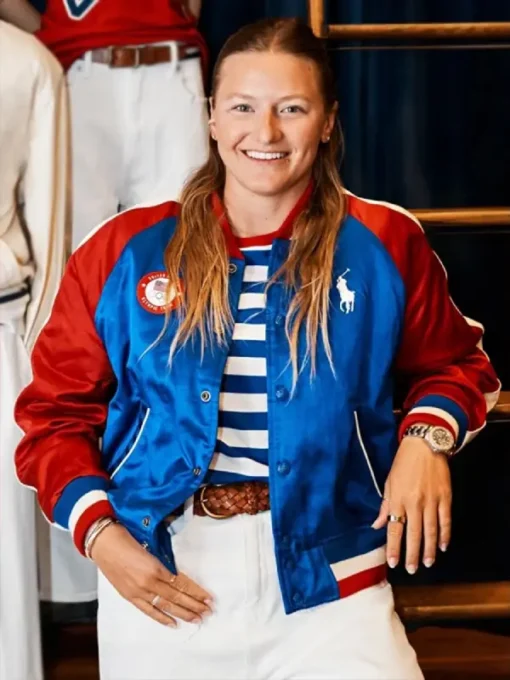 Daniela Moroz Team USA Olympics Varsity Jacket