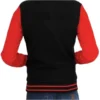 Deadpool Letterman Varsity Jacket Back