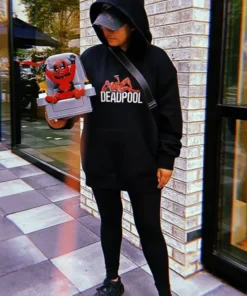 Deadpool Pullover Black Hoodie