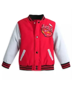 Disney Pixar Cars Lightning Mcqueen Bomber Jacket