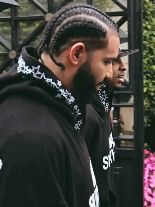 Drake Hate Survivor Stars Black Hoodie