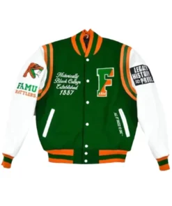 Florida A&M University Green and White Jacket