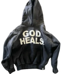 God Heals Black Hoodie