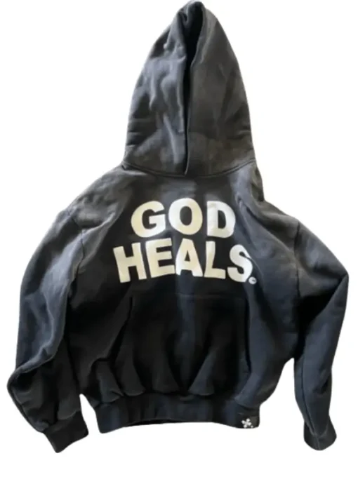 God Heals Black Hoodie