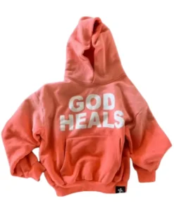 God Heals Orange Hoodie
