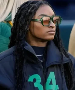 Green Simone Biles Packers Jacket