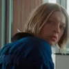 Gretchen Cuckoo Hunter Schafer Blue Bomber Jacket