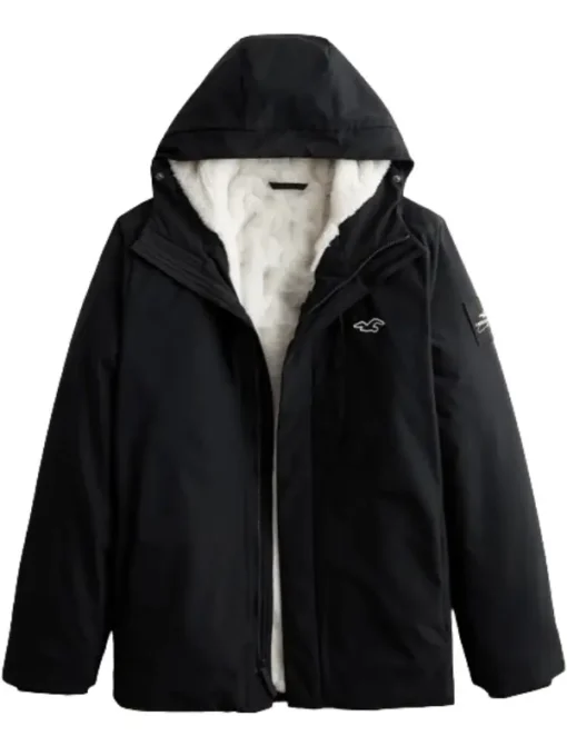 Hollister Winter Black Jacket