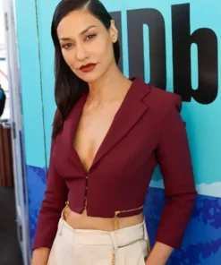 Janina Gavankar Borderlands 2024 Cropped Blazer