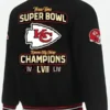 KC Super Bowl LVII Champions Black Jacket