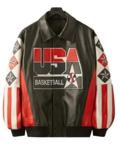 Kevin Durant Team USA Basketball Leather Jacket