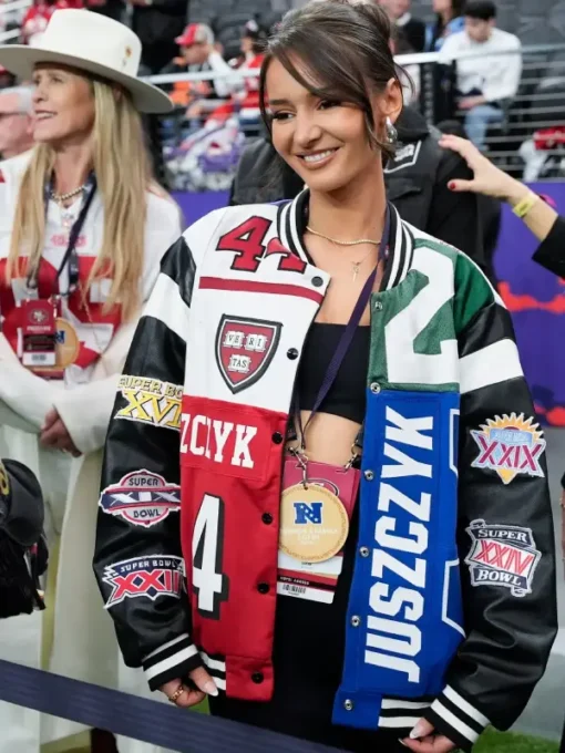 Kristin Juszczyk 49ers Super Bowl Jacket