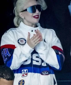 Lady Gaga Olympics 2024 Paris Team USA Jacket