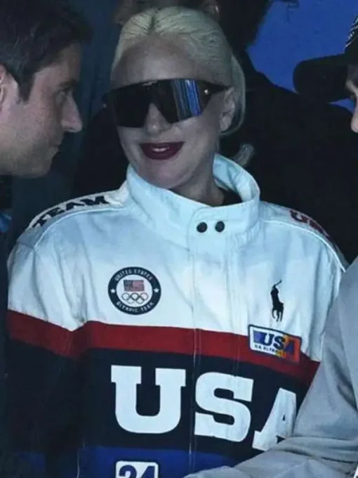 Lady Gaga Olympics Paris Team USA Jacket