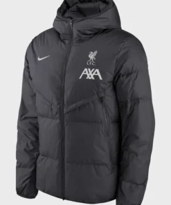 Liverpool Black Puffer Jacket