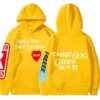 Lucky Me I See Ghosts Yellow Hoodie