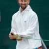 Novak Djokovic 2024 White Hoodie