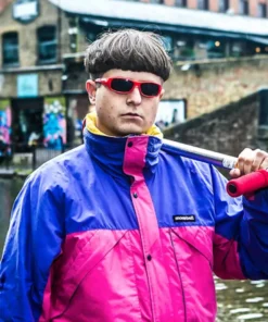 Oliver Tree Two Tone Parachute Jacket